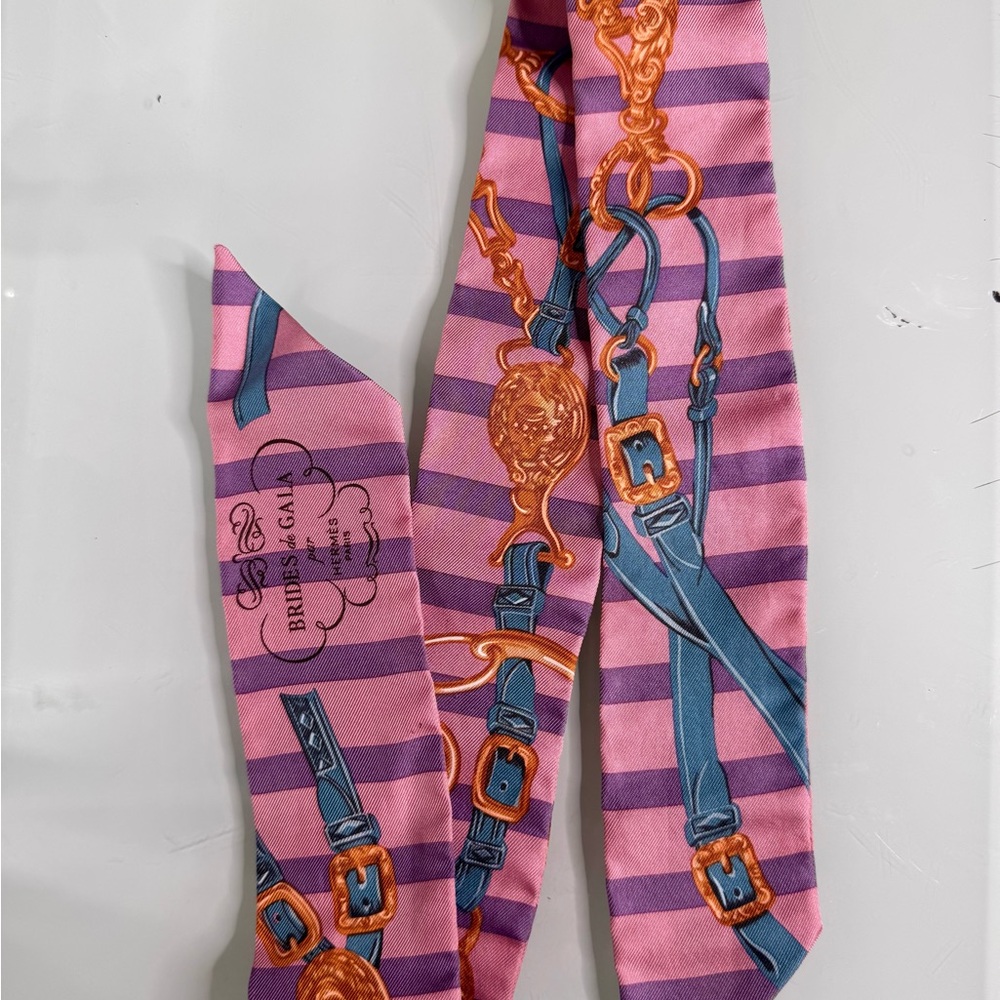 Authentic Hermes Brides de Gala Twilly Pink and Purple